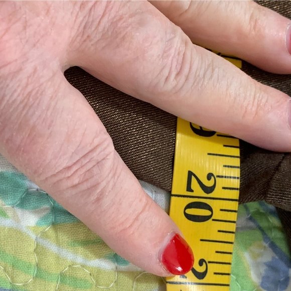 Coldwater Creek Women Jacket Brown Metallic Button Up Jacket Size 10 - Picture 11 of 13